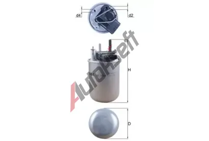 KNECHT Palivov� filtr KNC KL 1048, KL 1048