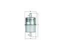 KNECHT Palivov filtr ‐ KNC KL 11 OF