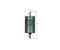 KNECHT Palivov filtr ‐ KNC KL 14