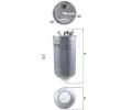 KNECHT Palivov filtr ‐ KNC KL 147/1D