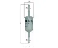 KNECHT Palivov filtr ‐ KNC KL 15 OF