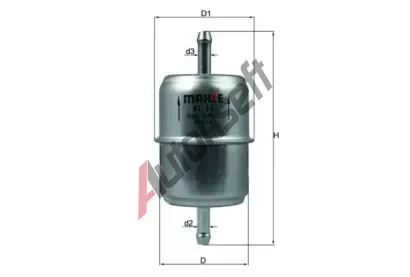 KNECHT Palivov filtr KNC KL 18 OF, KL 18 OF