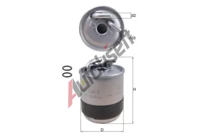 KNECHT Palivov filtr KNC KL 228/2D, KL 228/2D