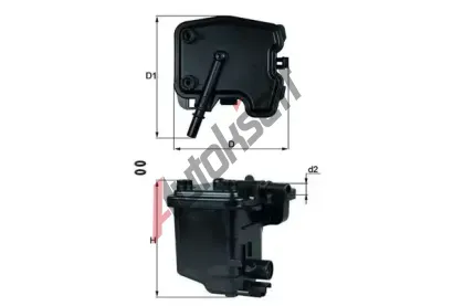 KNECHT Palivov filtr KNC KL 431D, KL 431D