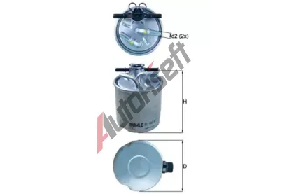 KNECHT Palivov filtr KNC KL 440/40, KL 440/40
