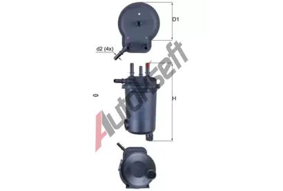 KNECHT Palivov filtr KNC KL 600D, KL 600D