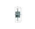 KNECHT Palivov filtr ‐ KNC KL 63 OF