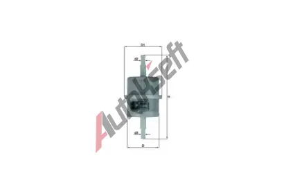 KNECHT Palivov filtr KNC KL 63 OF, KL 63 OF