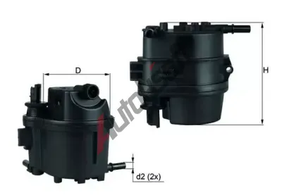 KNECHT Palivov filtr KNC KL 779, KL 779
