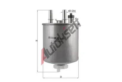 KNECHT Palivov filtr KNC KL 834, KL 834