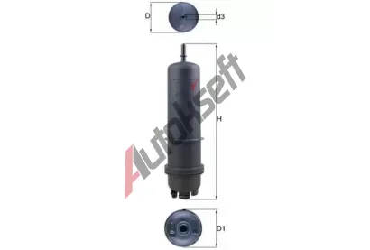 KNECHT Palivov filtr KNC KL 872/7, KL 872/7