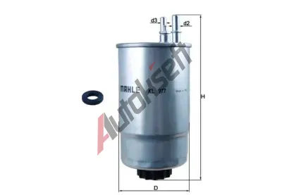 KNECHT Palivov filtr KNC KL 977D, KL 977D