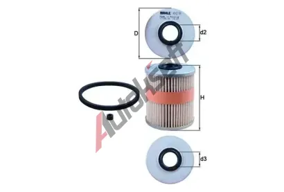 KNECHT Palivov filtr KNC KX 218D, KX 218D