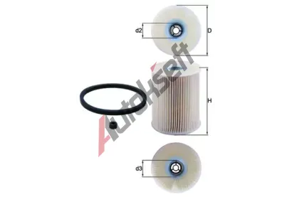 KNECHT Palivov filtr KNC KX 231D, KX 231D