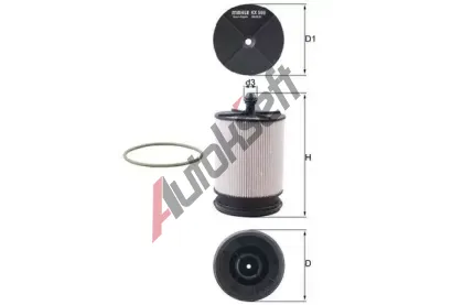 KNECHT Palivov filtr KNC KX 569D, KX 569D