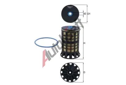 KNECHT Palivov filtr KNC KX 606D, KX 606D