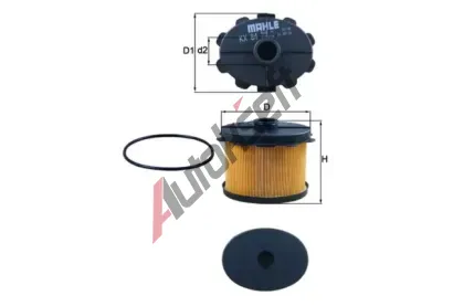 KNECHT Palivov filtr KNC KX 84D, KX 84D