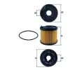 KNECHT Palivov filtr ‐ KNC KX 87D