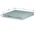 Filtr vzduchu v interiru KNECHT ‐ KNC LA 136