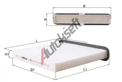 KNECHT Filtr vzduchu v interiru KNC LA 1361, LA 1361