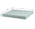 Filtr vzduchu v interiru KNECHT ‐ KNC LA 182