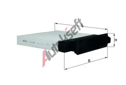 KNECHT Filtr vzduchu v interiru KNC LA 230, LA 230