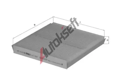 KNECHT Filtr vzduchu v interiru KNC LA 234, LA 234