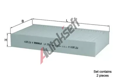 KNECHT Filtr vzduchu v interiru KNC LA 295/S, LA 295/S