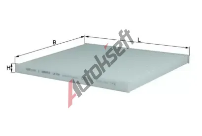 KNECHT Filtr vzduchu v interiru KNC LA 298, LA 298