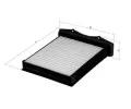 Filtr vzduchu v interiru KNECHT ‐ KNC LA 360