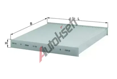 KNECHT Filtr vzduchu v interiru KNC LA 430, LA 430