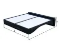 Filtr vzduchu v interiru KNECHT ‐ KNC LA 461