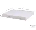 Filtr vzduchu v interiru KNECHT ‐ KNC LA 467/S