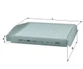 Filtr vzduchu v interi�ru&nbsp;KNECHT&nbsp;&dash;&nbsp;KNC LA 54/1