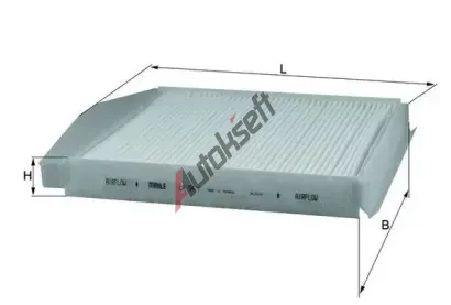 KNECHT Filtr vzduchu v interiéru KNC LA 54/1, LA 54/1 KNECHT Filtr vzduchu v interiéru KNC LA 54/1, LA 54/1