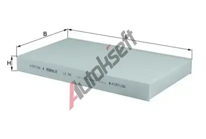KNECHT Filtr vzduchu v interiru KNC LA 56, LA 56