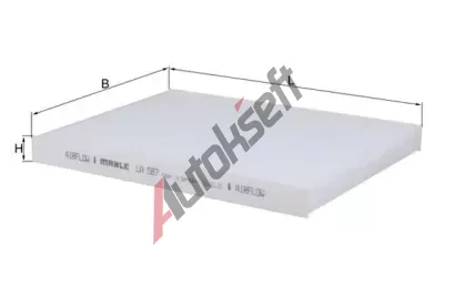 KNECHT Filtr vzduchu v interiru KNC LA 587, LA 587
