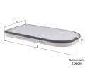 Filtr vzduchu v interiru KNECHT ‐ KNC LA 613/S