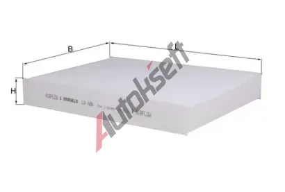 KNECHT Filtr vzduchu v interiru KNC LA 686, LA 686