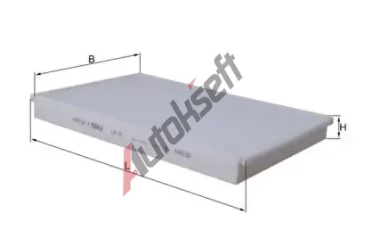 KNECHT Filtr vzduchu v interiru KNC LA 75, LA 75