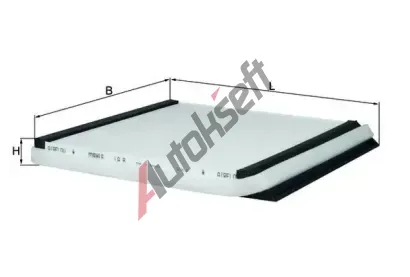 KNECHT Filtr vzduchu v interiru KNC LA 8, LA 8