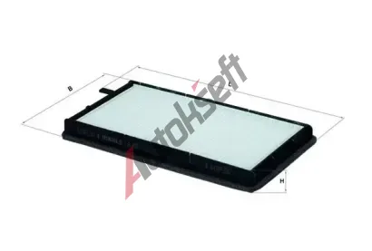 KNECHT Filtr vzduchu v interiru KNC LA 80, LA 80