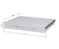 Filtr vzduchu v interiru KNECHT ‐ KNC LA 875