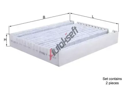 KNECHT Filtr vzduchu v interiéru KNC LAK 1151/S, LAK 1151/S KNECHT Filtr vzduchu v interiéru KNC LAK 1151/S, LAK 1151/S