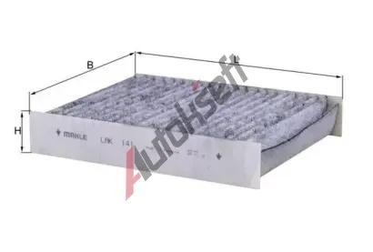 KNECHT Filtr vzduchu v interiru KNC LAK 141, LAK 141
