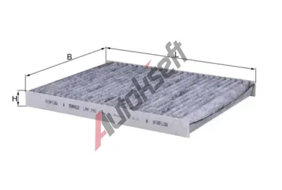 KNECHT Filtr vzduchu v interiéru KNC LAK 142, LAK 142  KNECHT Filtr vzduchu v interiéru KNC LAK 142, LAK 142