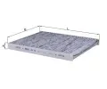 KNECHT Filtr vzduchu v interiéru KNC LAK 142, LAK 142