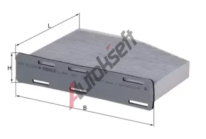 KNECHT Filtr vzduchu v interiru KNC LAK 181, LAK 181