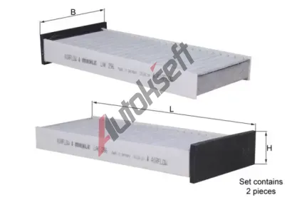 KNECHT Filtr vzduchu v interiru KNC LAK 296/S, LAK 296/S