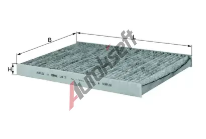 KNECHT Filtr vzduchu v interiru KNC LAK 31, LAK 31